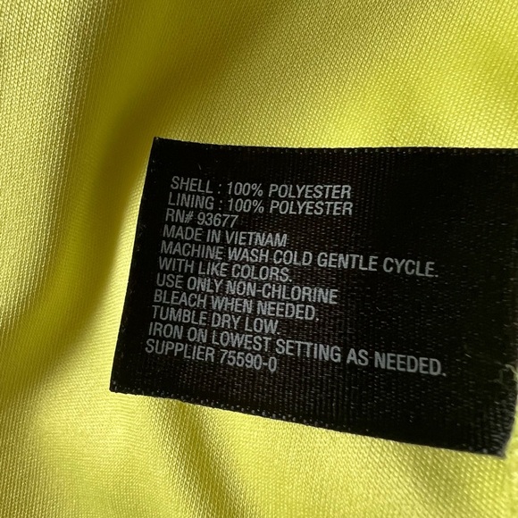 Worthington Bright Yellow Long Sleeve Dress - Picture 6 of 11